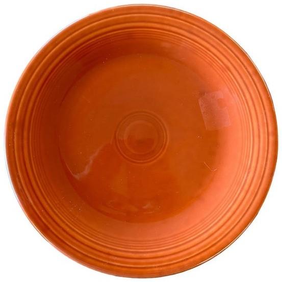 Fiesta - Paprika Brown Dinner Plate Homer Laughlin Ceramic Dish HLC