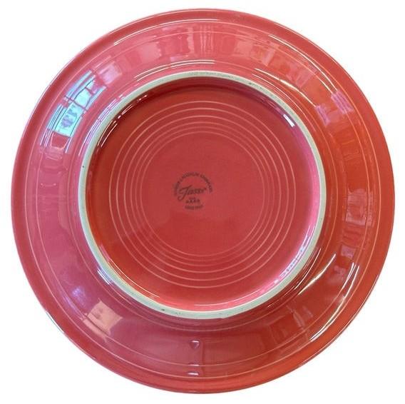 Fiesta - Flamingo Pink Dinner Plate Homer Laughlin Ceramic Dish HLC