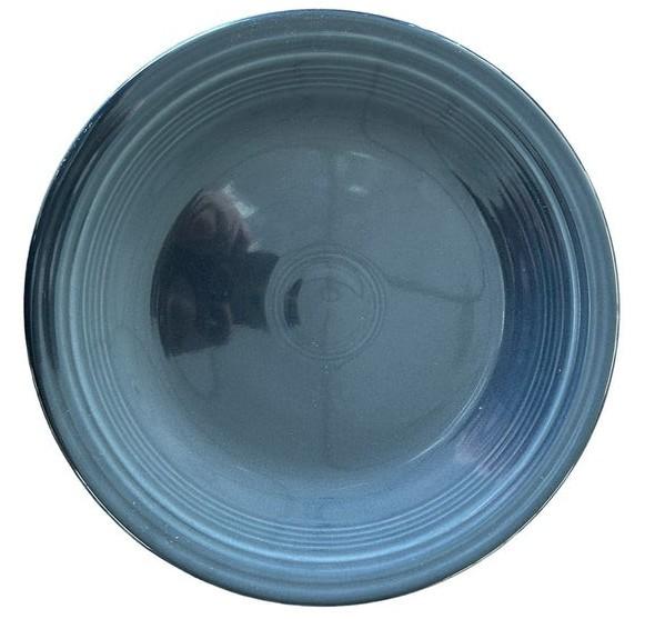 Fiesta - Slate Gray/Grey Dinner Plate Homer Laughlin Ceramic Dish HLC