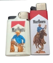Marlboro Wild West Playing Cards & Cowboy Lighters Collectible Tobacciana