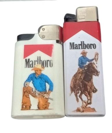 Marlboro Wild West Playing Cards & Cowboy Lighters Collectible Tobacciana