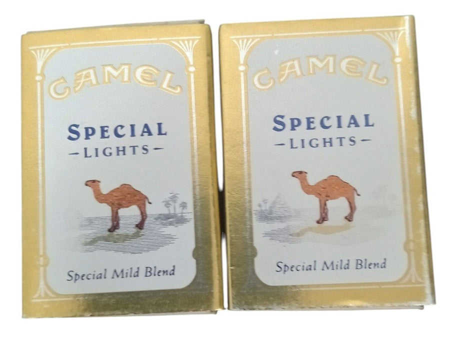 Camel Cigarette Lighter & Matches Set Of 10 Retro Tobacciana Joe Camel 1990s