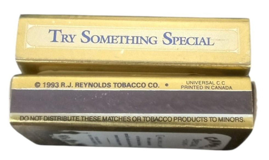 Camel Cigarette Lighter & Matches Set Of 10 Retro Tobacciana Joe Camel 1990s
