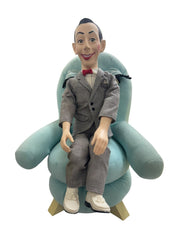 Peewee Herman Vintage Pull String Toy with Chairy Hand Puppet Rare 1988