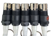 Magna Sparkplug Cigarette Lighters Set Of 5 Retro Collectible Novelty Tobacciana