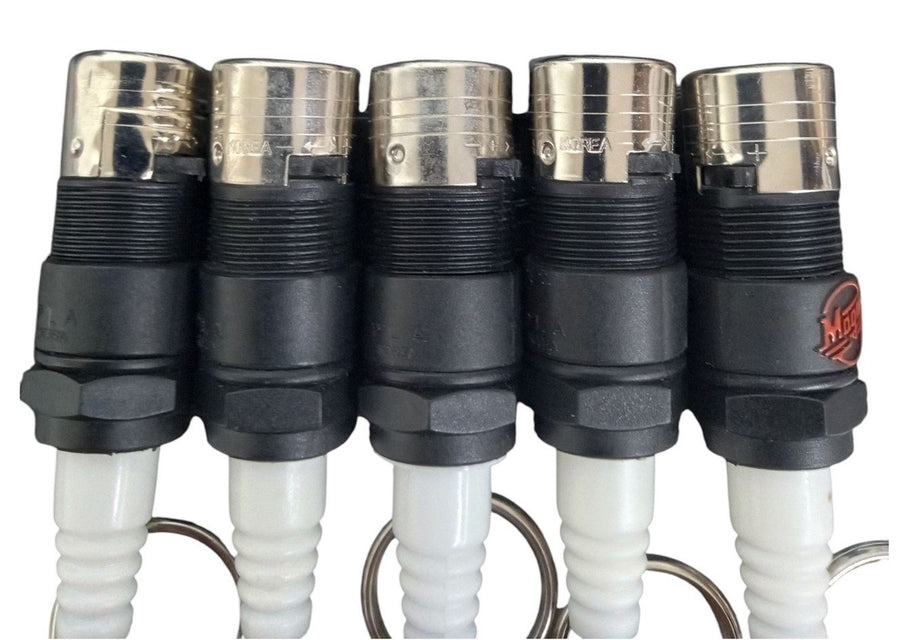 Magna Sparkplug Cigarette Lighters Set Of 5 Retro Collectible Novelty Tobacciana