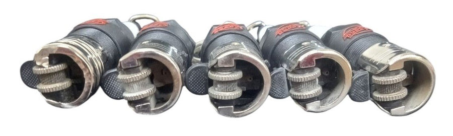 Magna Sparkplug Cigarette Lighters Set Of 5 Retro Collectible Novelty Tobacciana