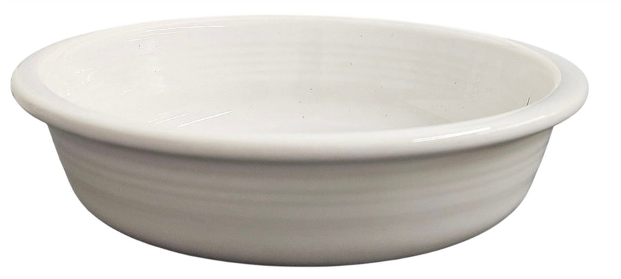 Fiesta - White Medium Soup Bowl 19oz Ceramic Dish HLC Homer Laughlin