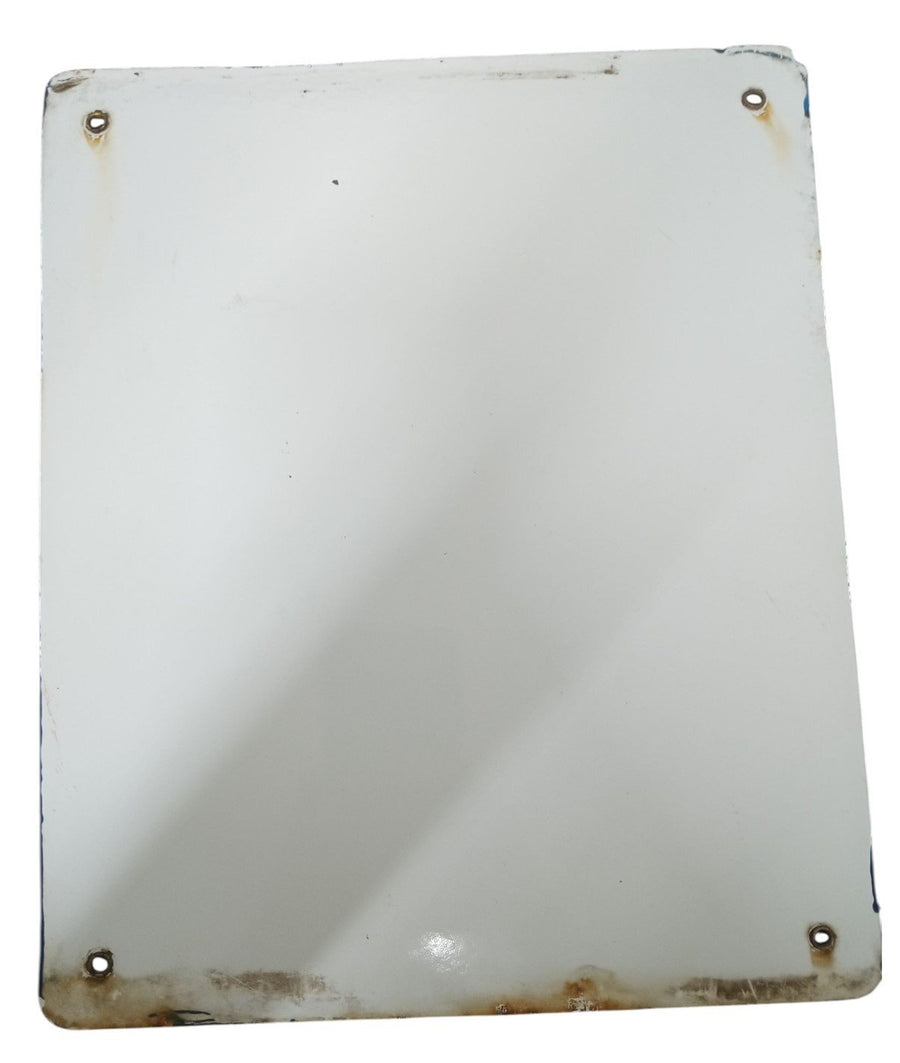 Pure-Pep Oil Enamel Porcelain Sign 10x12 Vintage Advertising Petroliana Mancave