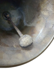 Brass Bell With Handle Railway Express No.4 Vintage Collectible Railroadiana