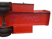 Pressed Steel Firetruck Toy Rossmoyne American LaFrance Antique Collectible