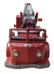 Pressed Steel Firetruck Toy Rossmoyne American LaFrance Antique Collectible