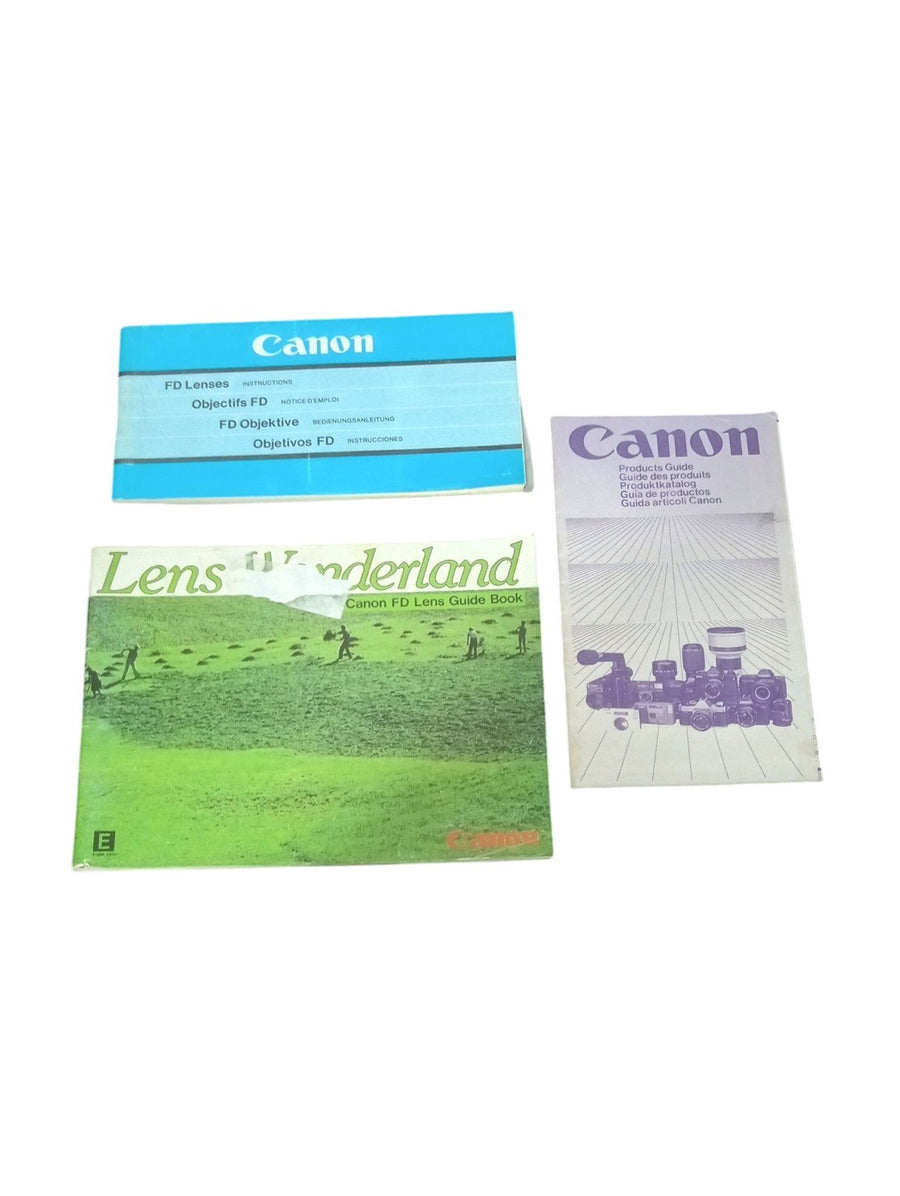 Canon Camera Product Guide/Manuals Vintage Collectible Photography 1980s