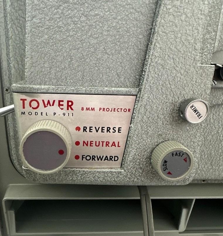 Film Projector 8mm Model P-911 Tower