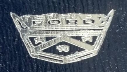 Ford Leather Key Holder Gough Ford Struthers Ohio Vintage Collectible Nostalgic