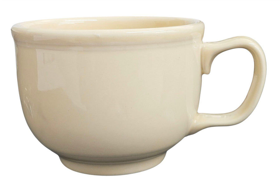 Fiesta - Ivory Creme Off White Jumbo Cup Homer Laughlin Ceramic Coffee Tea Mug