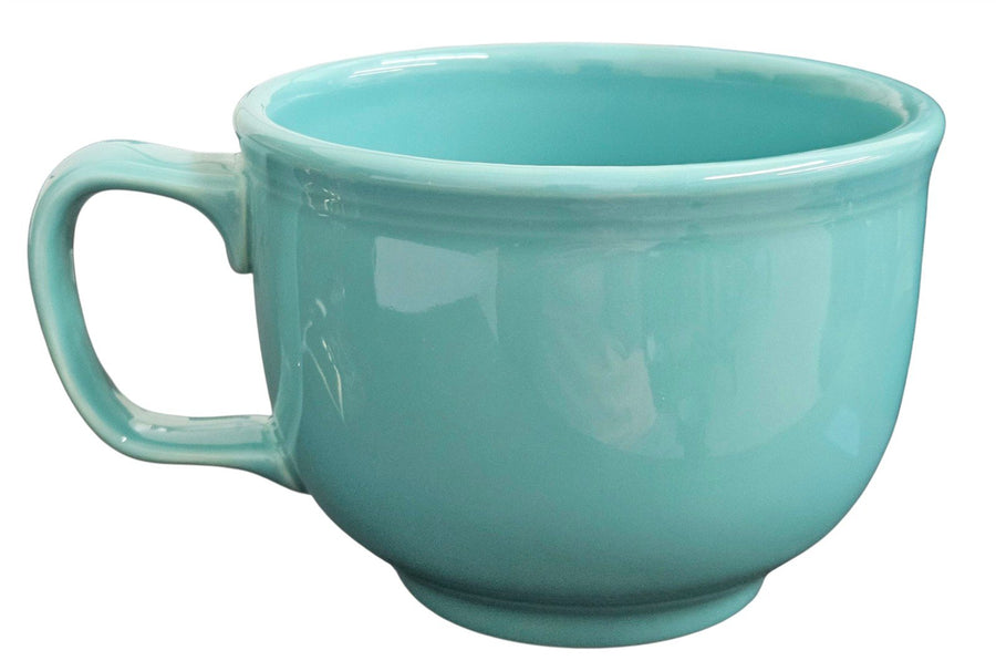 Fiesta -Turquoise Blue-Green Jumbo Cup Homer Laughlin Ceramic Coffee Mug Drinkware HLC