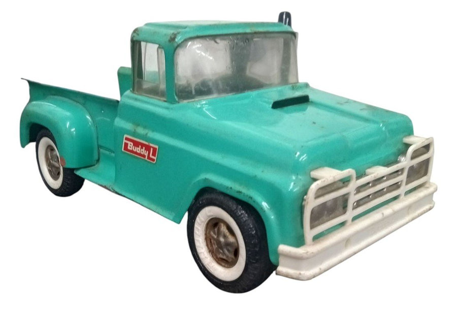 Diecast Pickup Truck Toy Buddy L Teal Blue Green Vintage Collectible 1960s