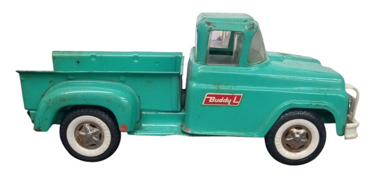 Diecast Pickup Truck Toy Buddy L Teal Blue Green Vintage Collectible 1960s