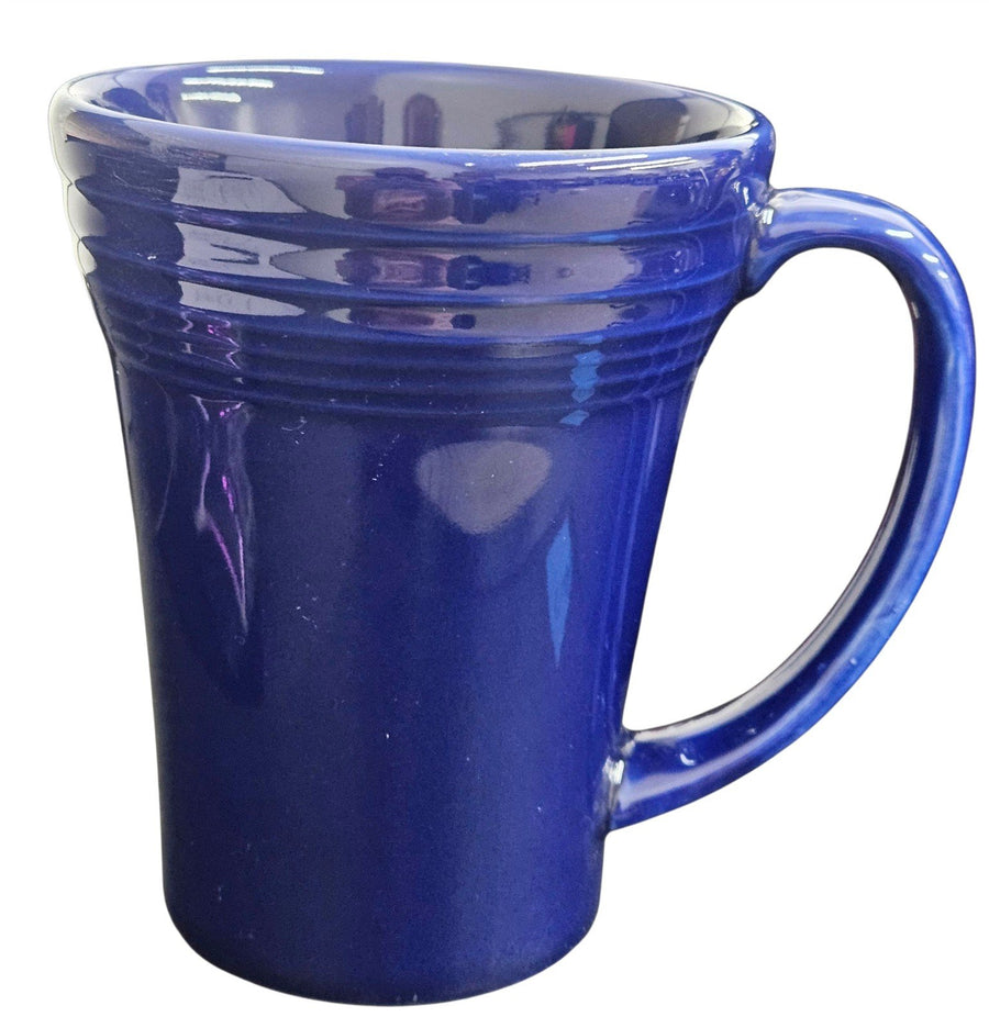 Fiesta - Twilight Blue Bistro Latte Mug Homer Laughlin Ceramic Coffee Cup Tea