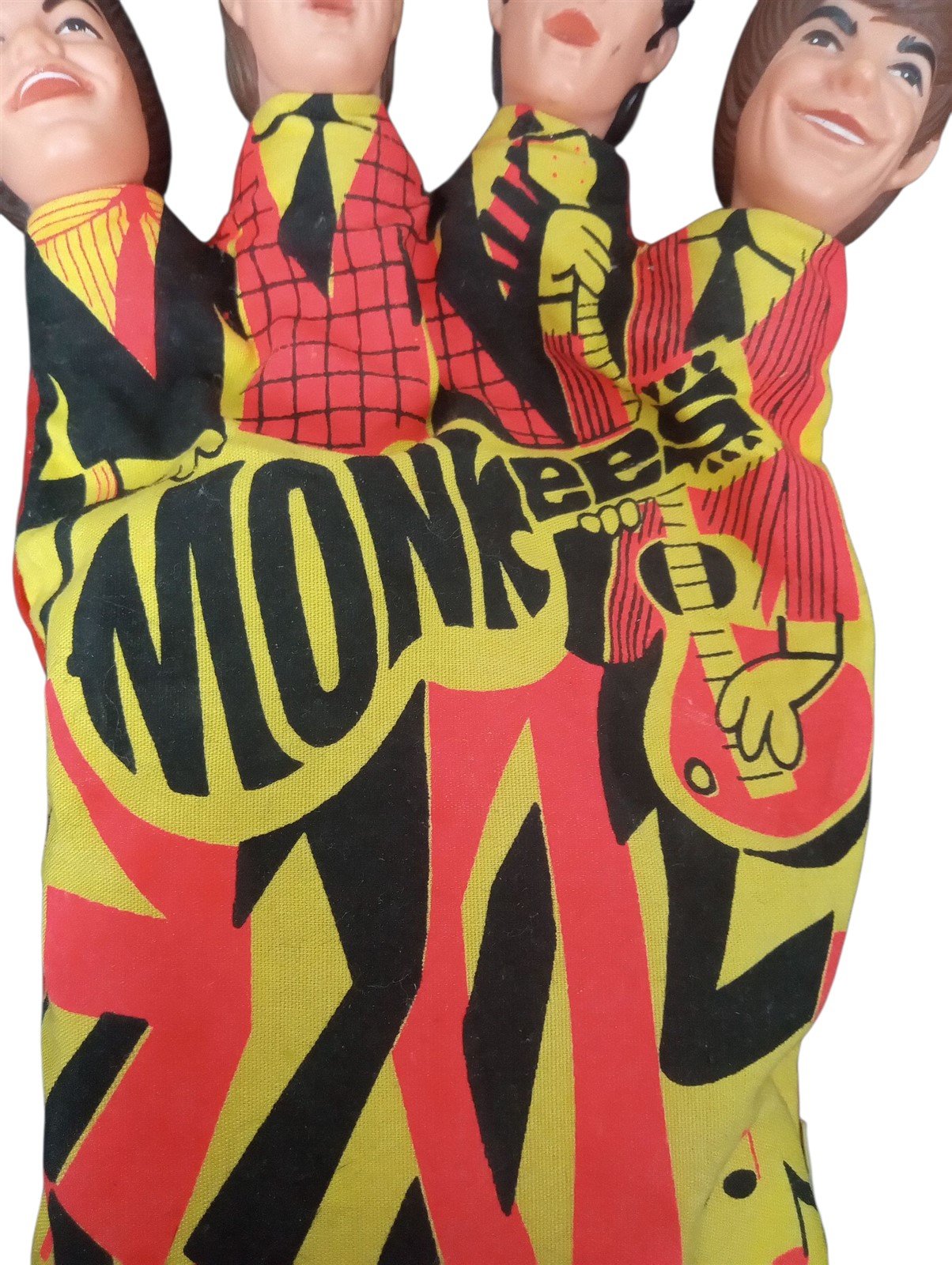 Monkees Mattel Hand Puppet Pullstring Toy Collectible Nostalgic Not Working