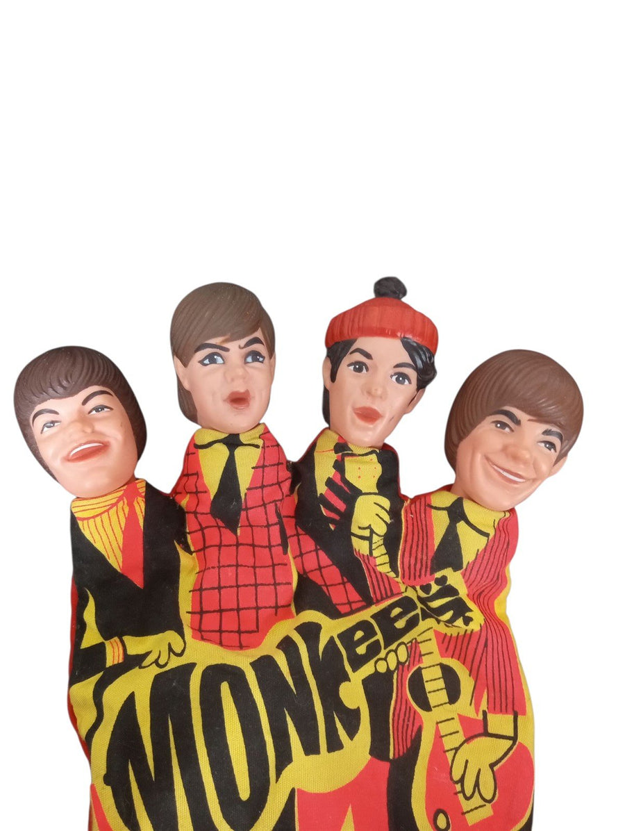 Monkees Mattel Hand Puppet Pullstring Toy Collectible Nostalgic Not Working