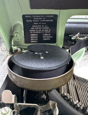 Seafoam Green Royal Model FP Manual Desktop Typewriter, 1961