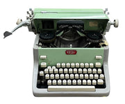 Seafoam Green Royal Model FP Manual Desktop Typewriter, 1961