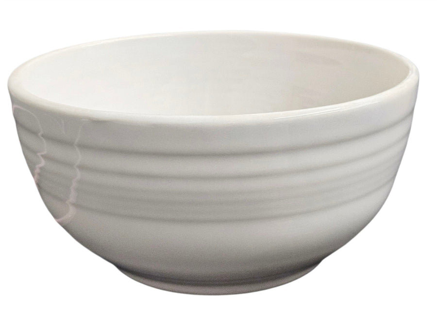 Fiesta -White Small Bistro Bowl Ceramic Dish Homer Laughlin Kitchenware