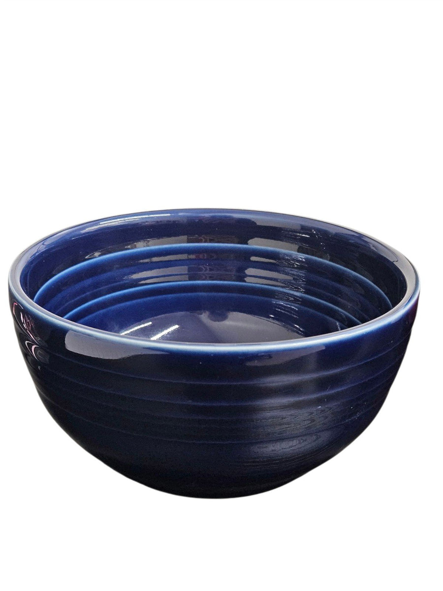 Fiesta - Cobalt Blue Small Bistro Bowl Ceramic Dish Homer Laughlin Kitchenware