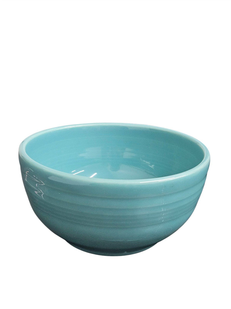 Fiesta - Turquoise Blue Small Bistro Bowl Ceramic Dish Homer Laughlin Kitchenware