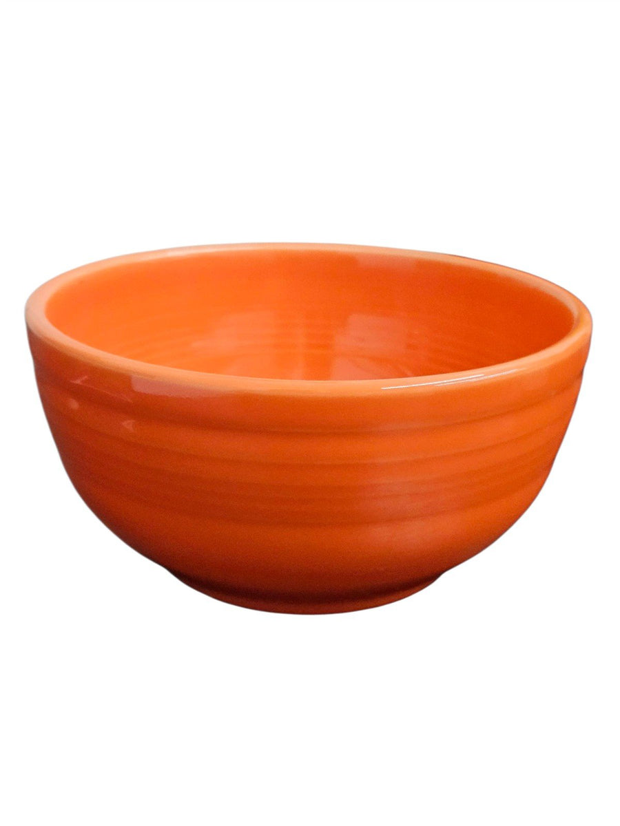 Fiesta - Poppy Orange Small Bistro Bowl Ceramic Dish Homer Laughlin Kitchenware