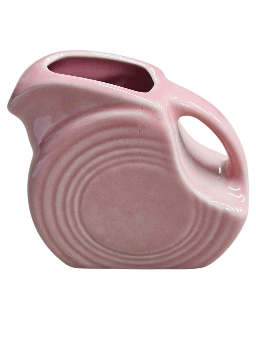 Fiesta - Peony Pink Mini Disk Pitcher Homer Laughlin