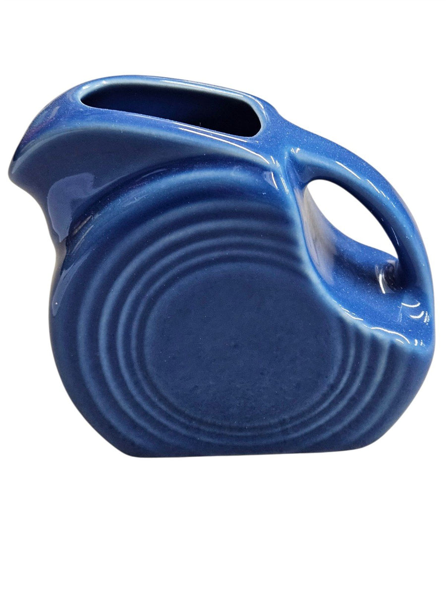 Fiesta - Lapis Blue Mini Disk Pitcher Homer Laughlin Ceramic Kitchenware