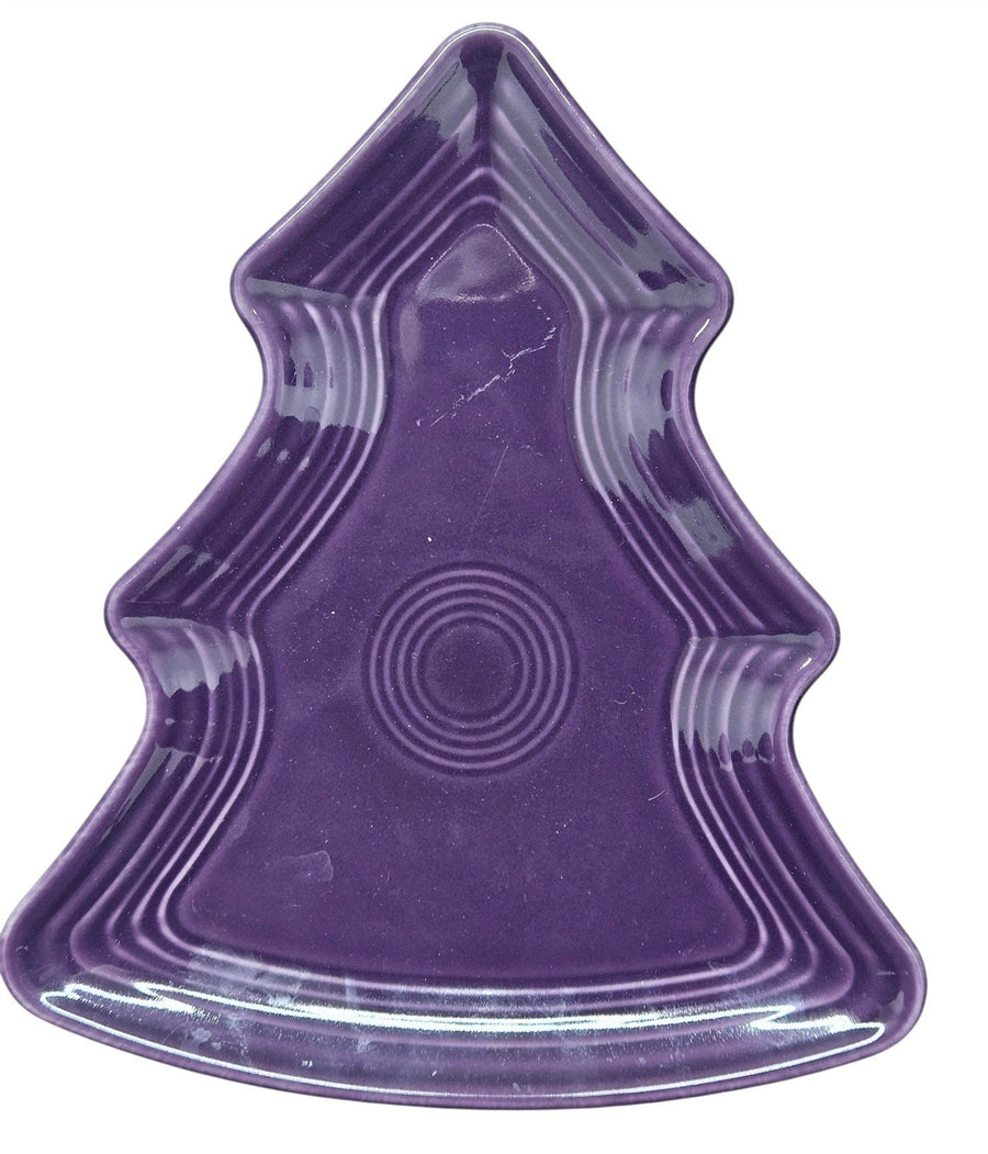 Fiesta - Mulberry Purple Tree Plate Homer Laughlin Ceramic Christmas Platter