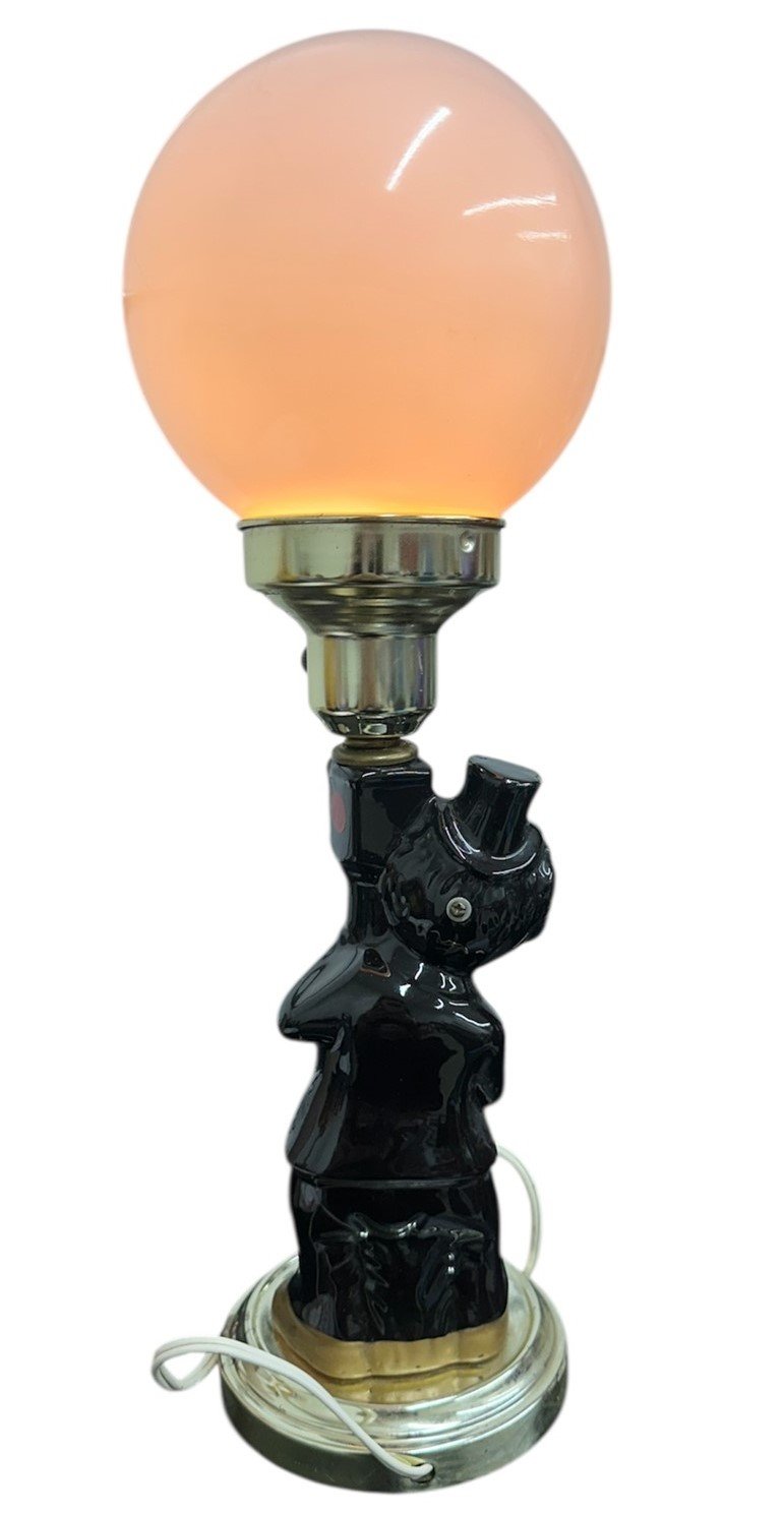 Hobo Clown Charlie Chaplin Antique Bar Lamp