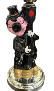 Hobo Clown Charlie Chaplin Antique Bar Lamp