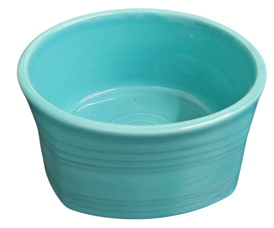 Fiesta - Turquoise Blue Square Soup Bowl Homer Laughlin Kitchenware