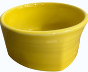 Fiesta - Sunflower Yellow Square Soup Bowl Homer Laughlin Kitchenware