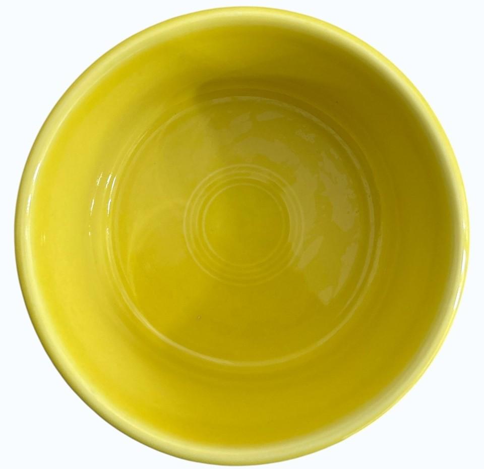 Fiesta - Sunflower Yellow Square Soup Bowl Homer Laughlin Kitchenware