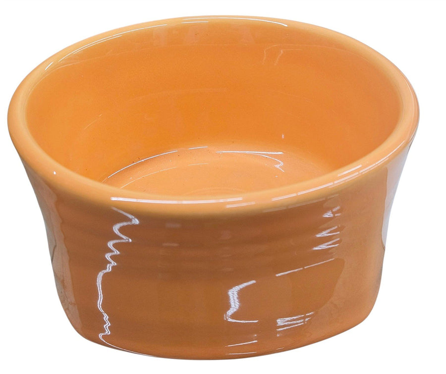 Fiesta - Tangerine Orange Square Soup Bowl Homer Laughlin Kitchenware