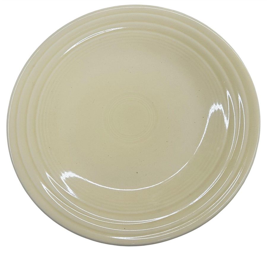 Fiesta - Ivory Cream Off White Luncheon Plate Homer Laughlin Ceramic Dish HLC
