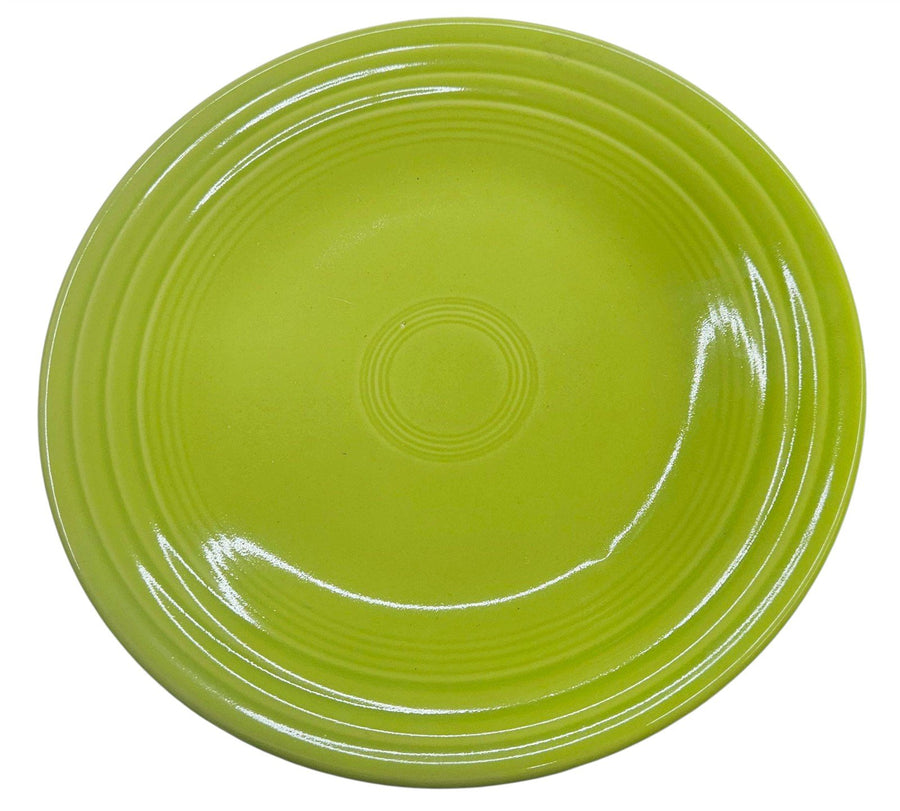 Fiesta - Lemongrass Green Luncheon Plate Ceramic Dish Setting Homer Laughlin HLC