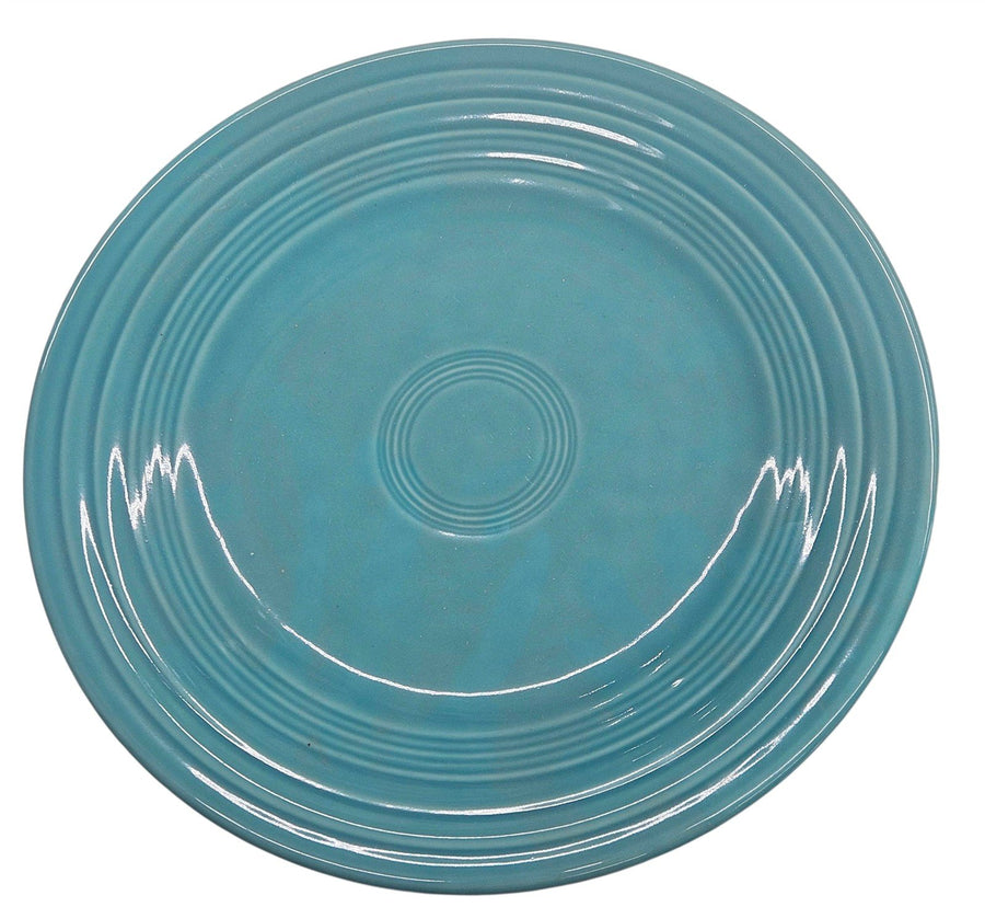 Fiesta - Turquoise Green Luncheon Plate Ceramic Setting Homer Laughlin Kitchen
