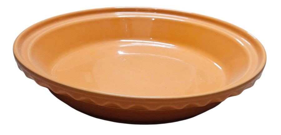 Fiesta - Tangerine Orange Deep Dish Pie Baker Plate Pan Dish Homer Laughlin HLC