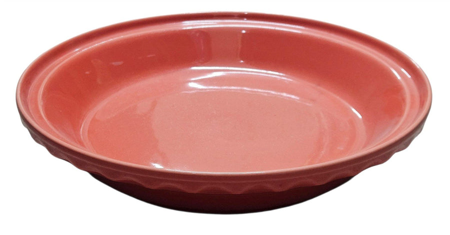 Fiesta - Persimmon Orange Deep Dish Pie Baker Plate Pan Dish Homer Laughlin HLC