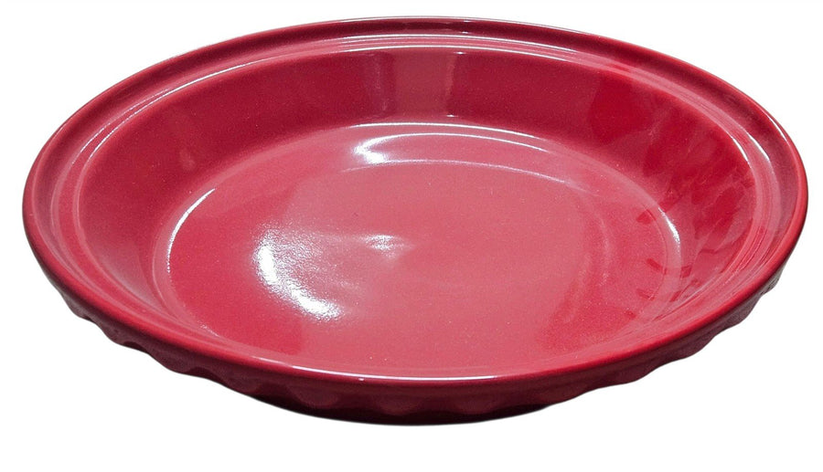 Fiesta - Scarlet Red Deep Dish Pie Baker Plate Pan Dish Homer Laughlin Bakeware
