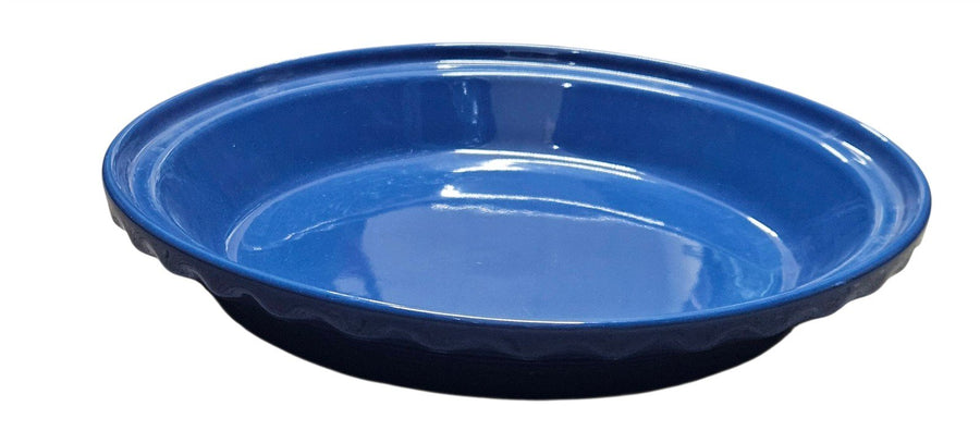 Fiesta - Lapis Blue Deep Dish Pie Baker Plate Pan Dish Homer Laughlin Bake
