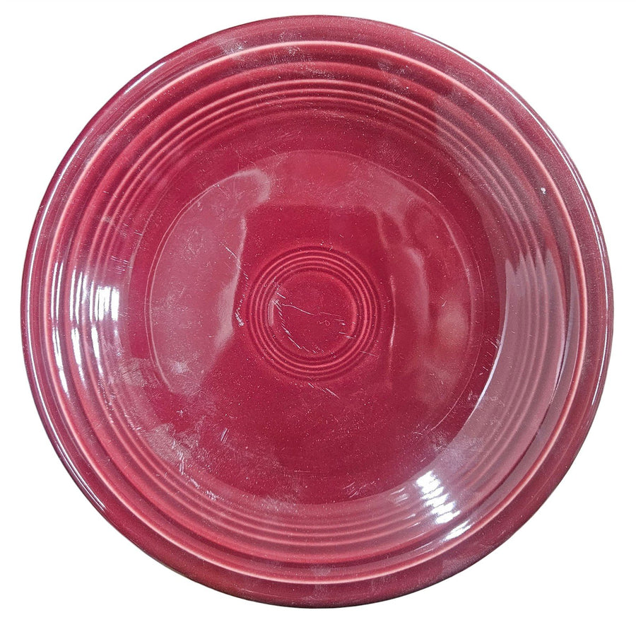 Fiesta - Cinnabar Red Salad Plate Homer Laughlin HLC Kitchenware Ceramic