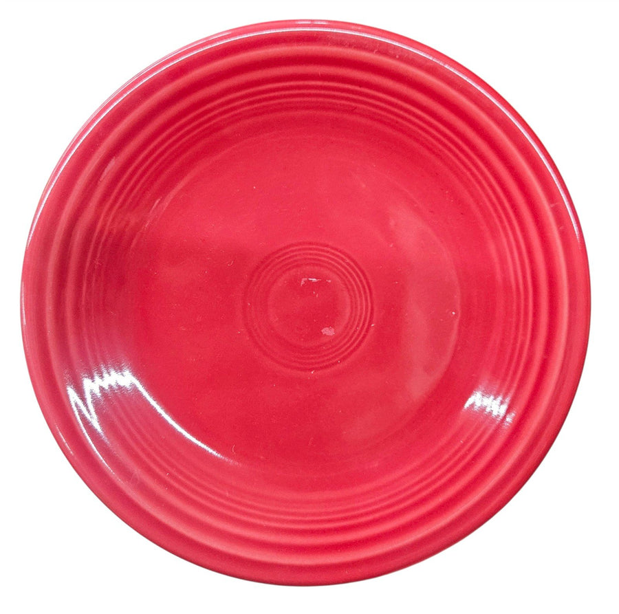 Fiesta - Scarlet Red Salad Plate Homer Laughlin Ceramic Dish Kitchenware Dinner